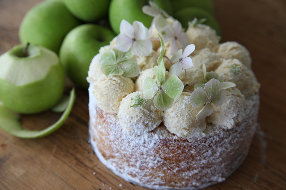 Apple cake by Gillian Bell