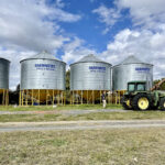 Kevin's silos and tractor