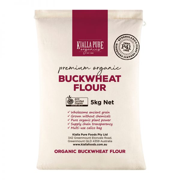 Organic Buckwheat Flour 5kg | Kialla Pure Foods