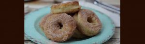 Donuts or Breadnuts made with Kialla Pancake mix