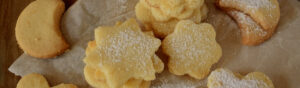 Ginger shortbread