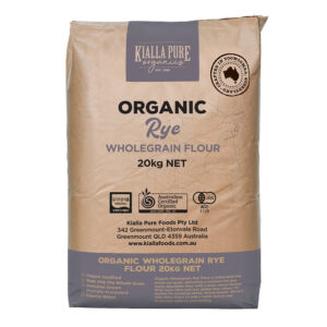Organic Wholegrain Rye Flour 20kg