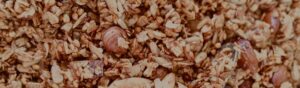 Hazelnut and oat granola
