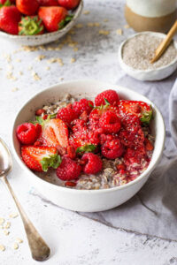 Delicious Berry delight Overnight Oats