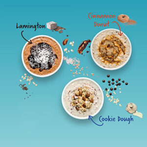 Kialla's range of flavoured Porridge Oats