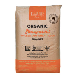 Organic Stoneground Wholegrain Bakers Flour 20kg