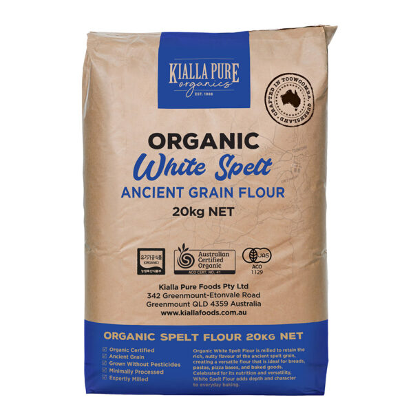 Organic Spelt Flour 20kg
