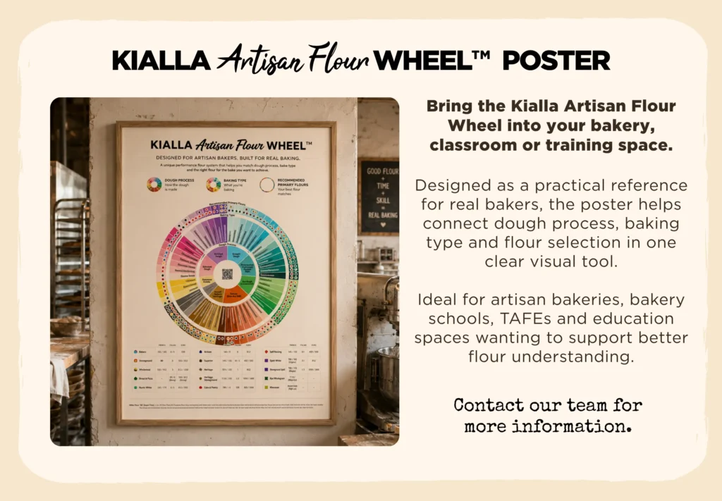 Kialla Pure Organic Artisan FLour Wheel